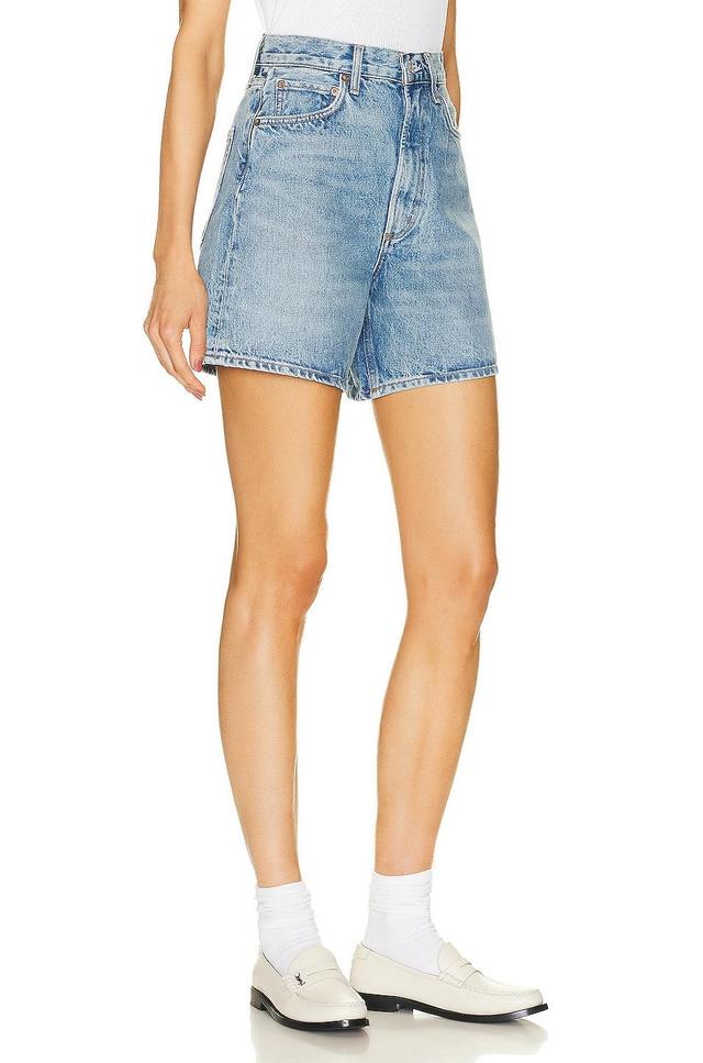 AGOLDE Stella Short in Mode - Blue. Size 23 (also in 24, 30). Product Image