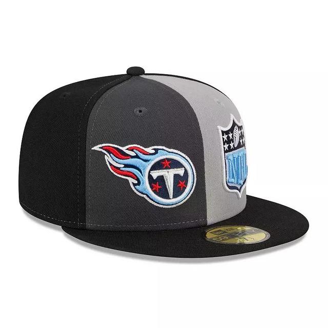 Mens New Era Gray/Black Tennessee Titans 2023 Sideline 59FIFTY Fitted Hat Product Image