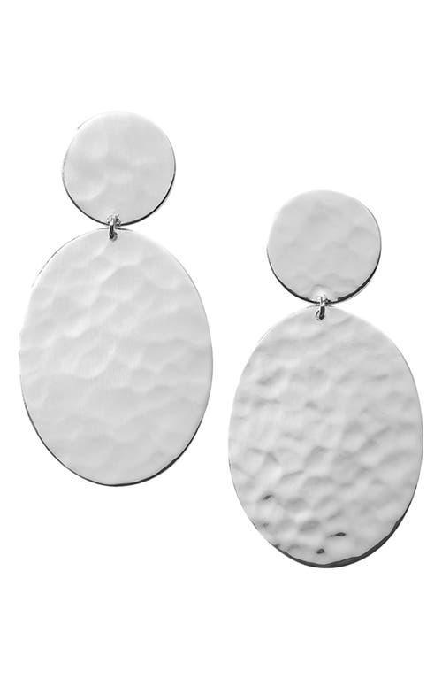 Ippolita Classico Crinkle Hammered Drop Earrings Product Image