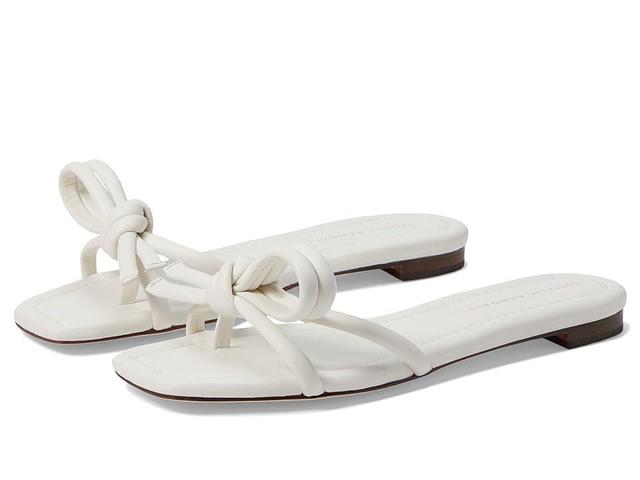 Loeffler Randall Hadley Leather Bow Flat Sandal Women's Shoes Product Image