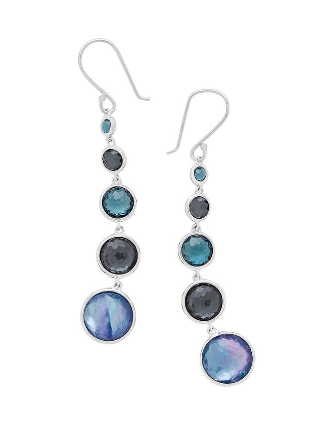 Womens Lollipop Lollitini Sterling Silver & Mixed-Stone 5-Drop Earrings Product Image