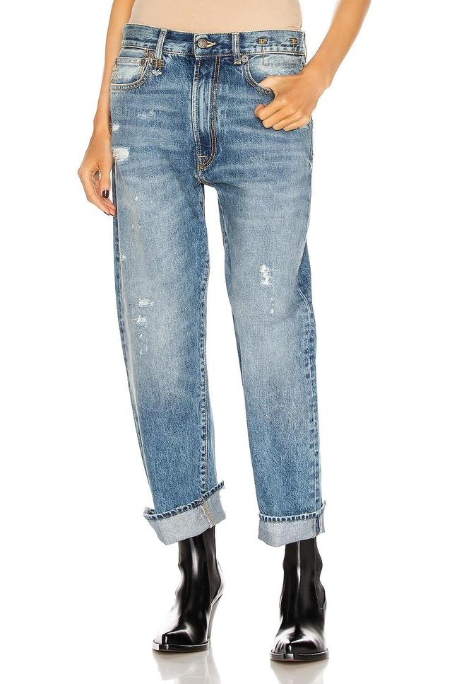 R13 Distressed Boyfriend Jeans Product Image