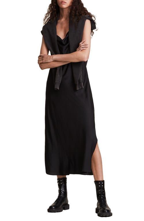 AllSaints Hadley Satin Slipdress Product Image