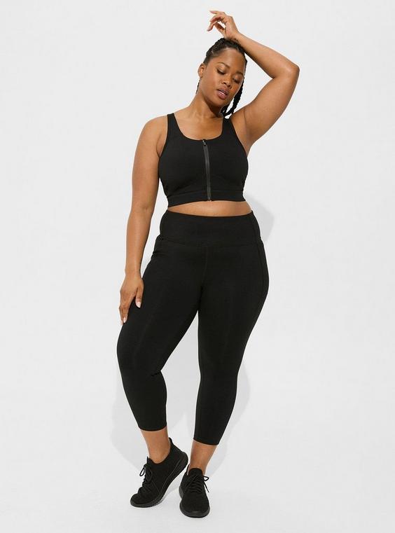 Performance Core Crop Active Legging With Side Pockets Product Image