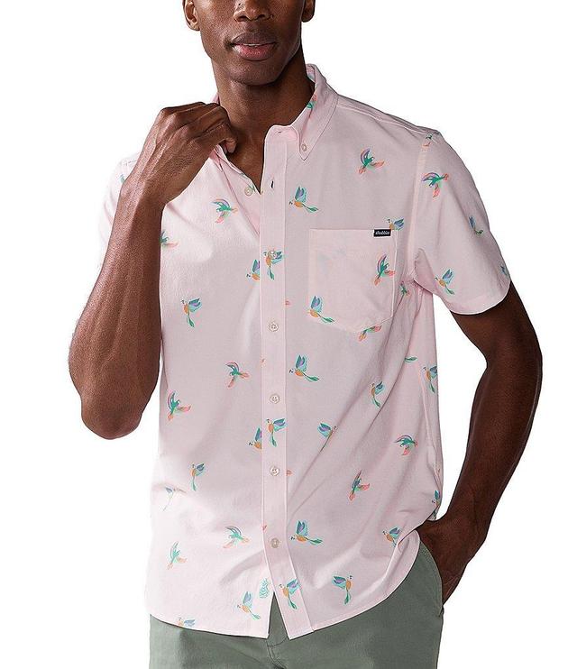 Chubbies Classic Fit Performance Short Sleeve Parrot Party Shirt Product Image