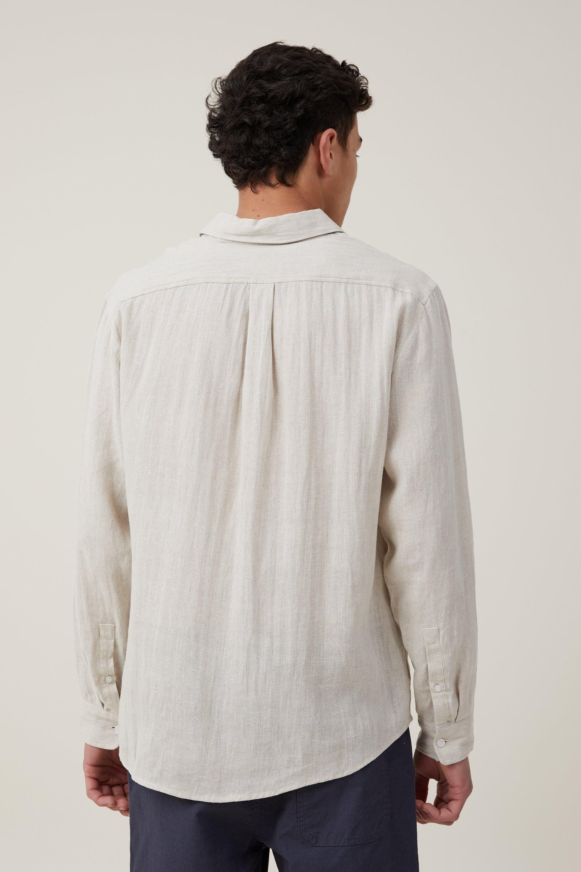 Linen Long Sleeve Shirt Product Image