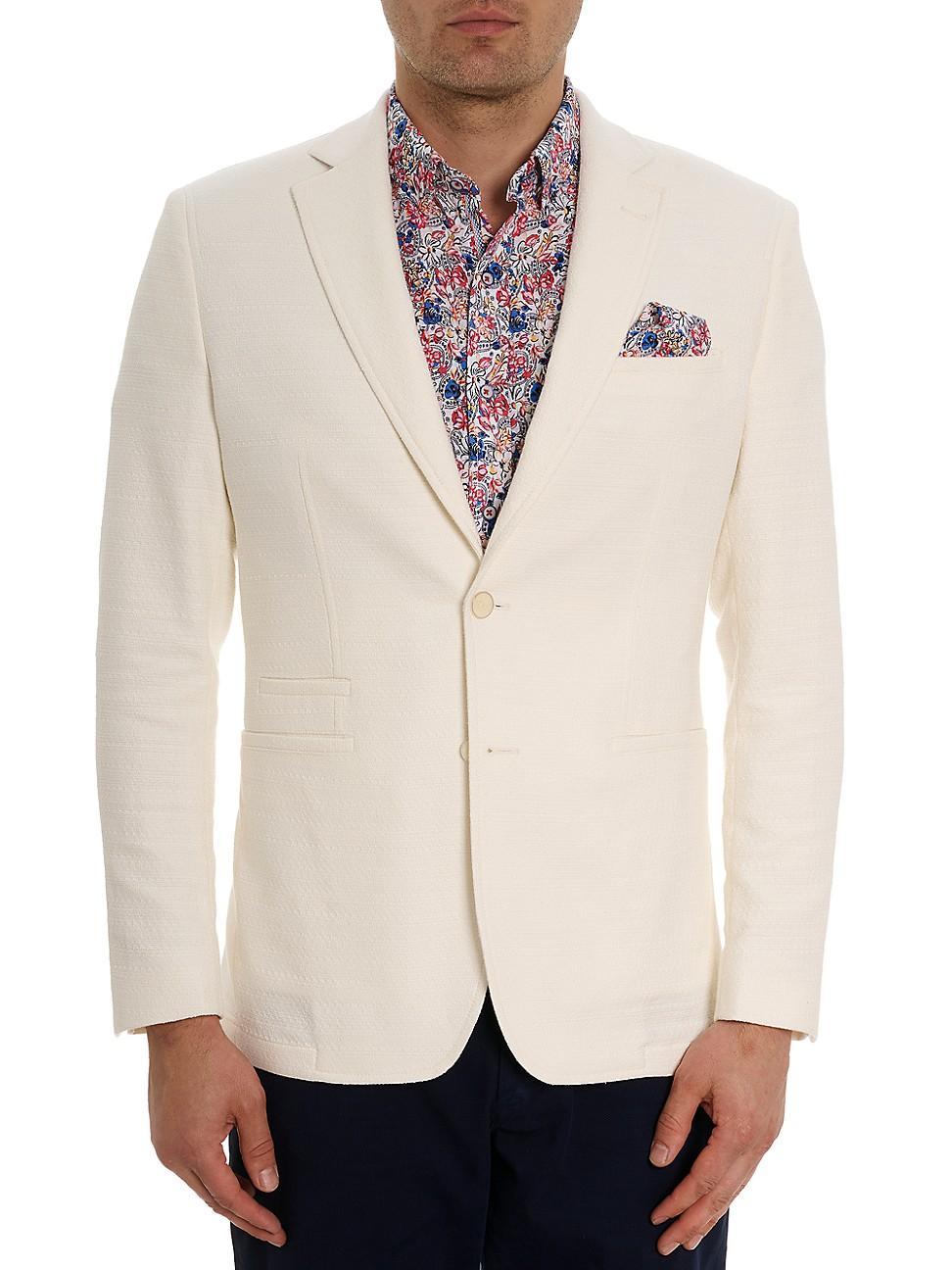 Mens Johnson Cotton Two-Button Sport Coat Product Image