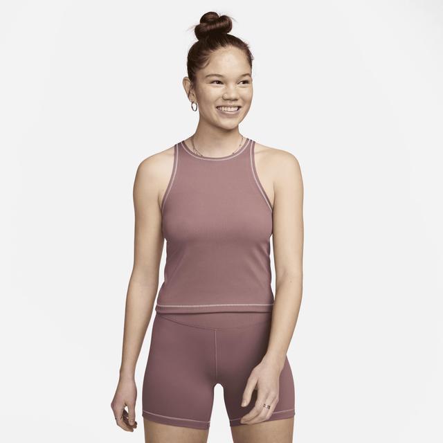 Nike Women's One Fitted Dri-FIT Ribbed Tank Top Product Image