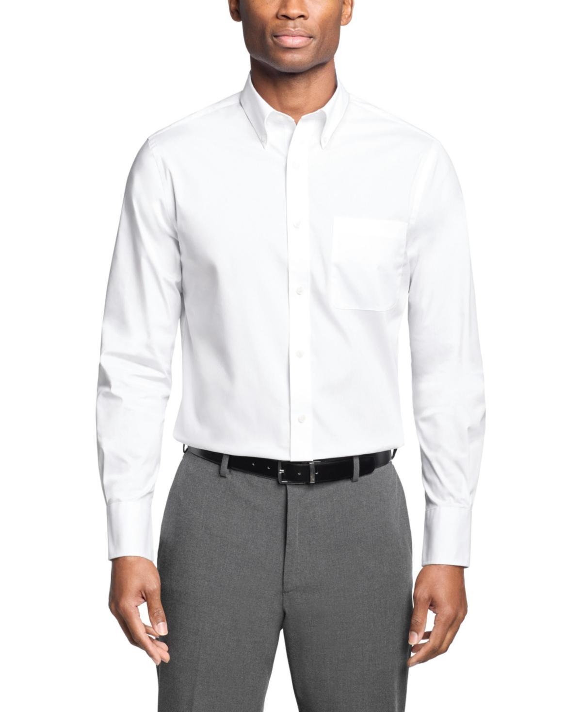 Tommy Hilfiger Mens Regular Fit Wrinkle Resistant Stretch Dress Shirt Product Image