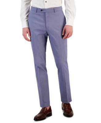 Tommy Hilfiger Mens Modern-Fit Th Flex Stretch Chambray Suit Separate Pant Product Image