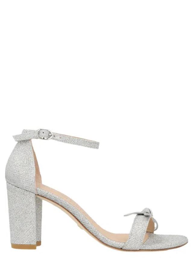 'nearlynude' Sandals In Silver Product Image