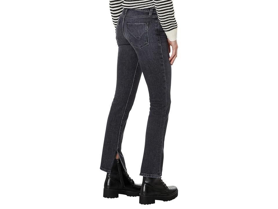 Hudson Jeans Nico Mid Rise Straight in Black. - size 26 (also in 23, 24, 25, 27, 28, 29, 30, 31, 32, 33, 34) Product Image