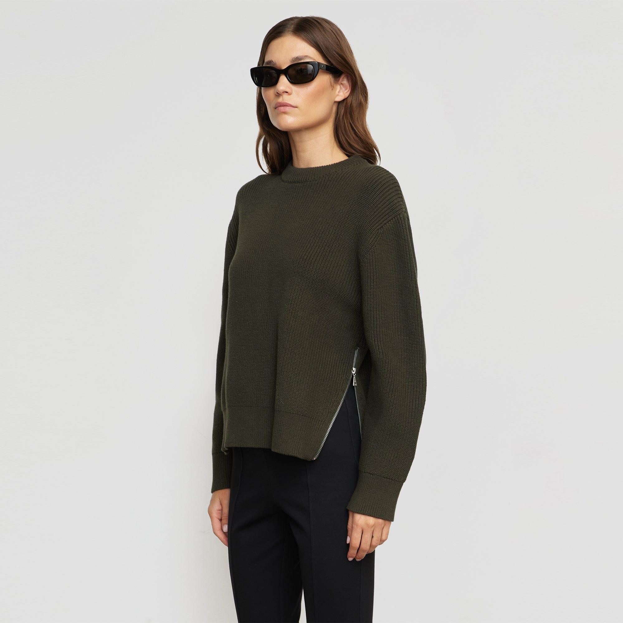 Tate Organic Cotton Side-Zip Sweater Product Image