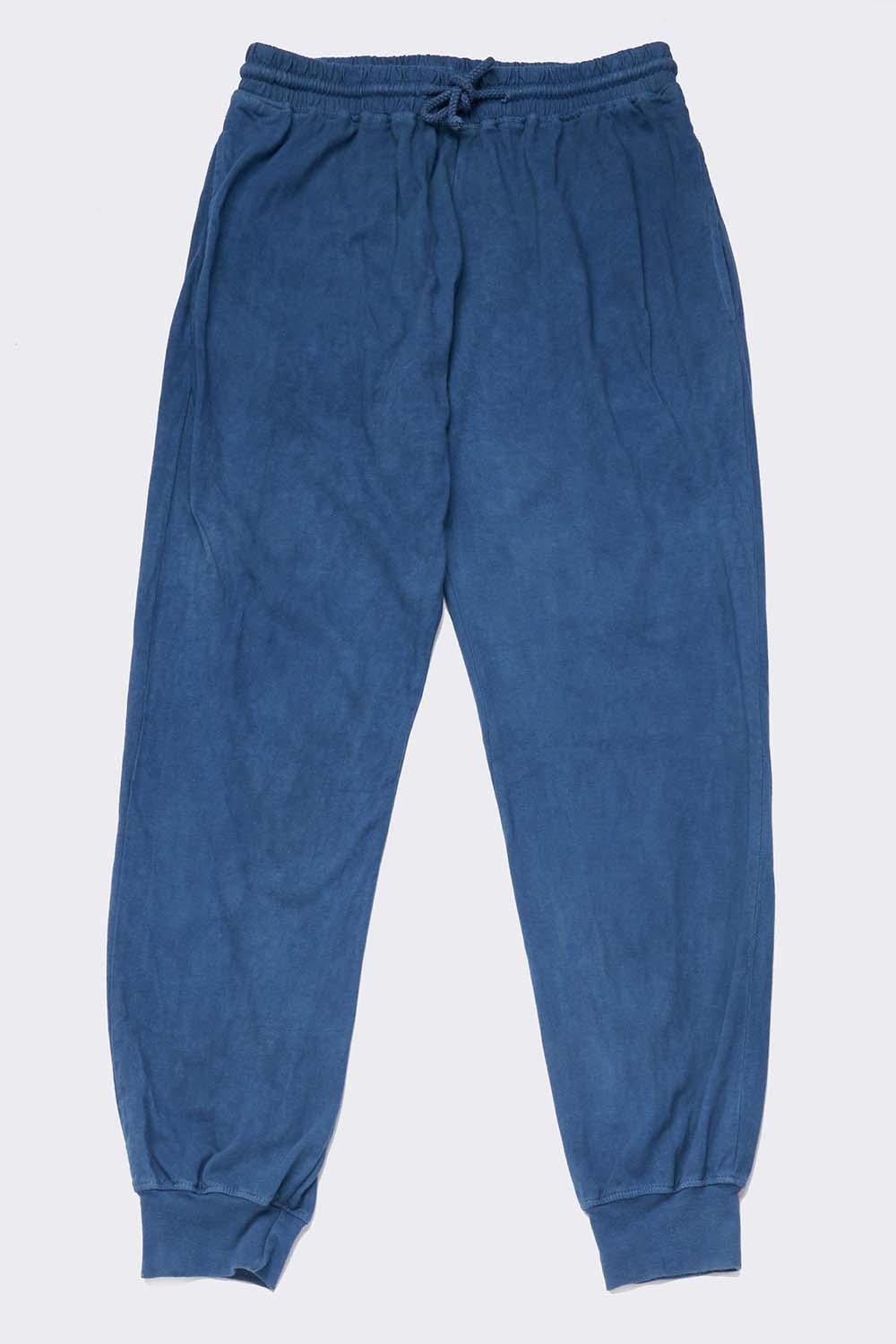 Indigo Dyed Men's Organic Jogger Pants Product Image