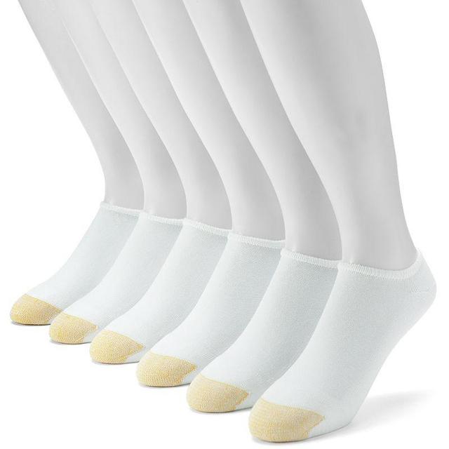 Mens GOLDTOE 6-pack Athletic Cushioned Cotton No Show Socks Product Image