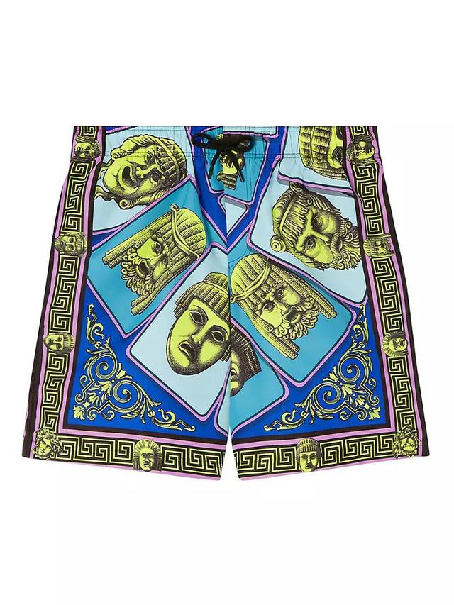 Satin Drawstring Swim Shorts Product Image