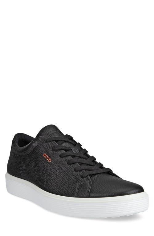 ECCO Mens Soft Pebble Leather 60 Sneakers Product Image