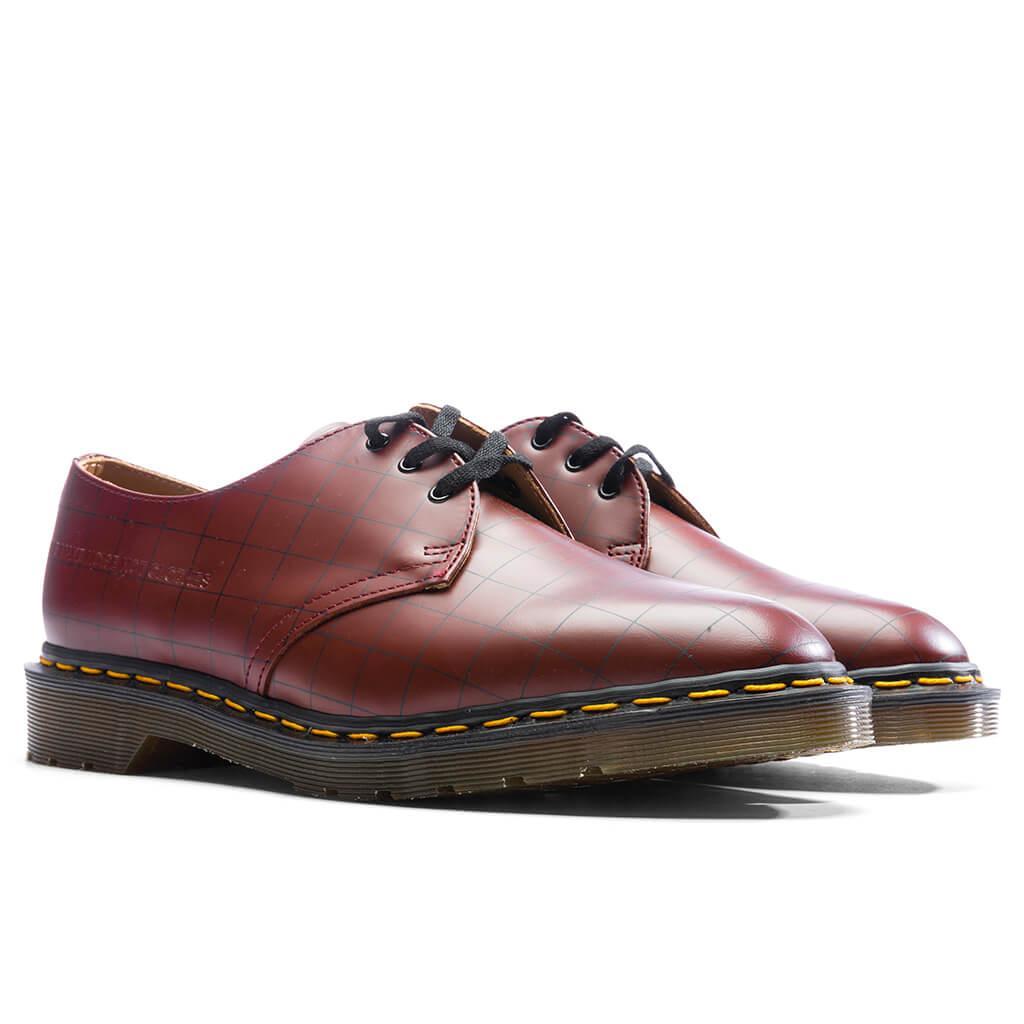 Dr. Martens x Undercover 1461 Check Smooth - Cherry Red Male Product Image