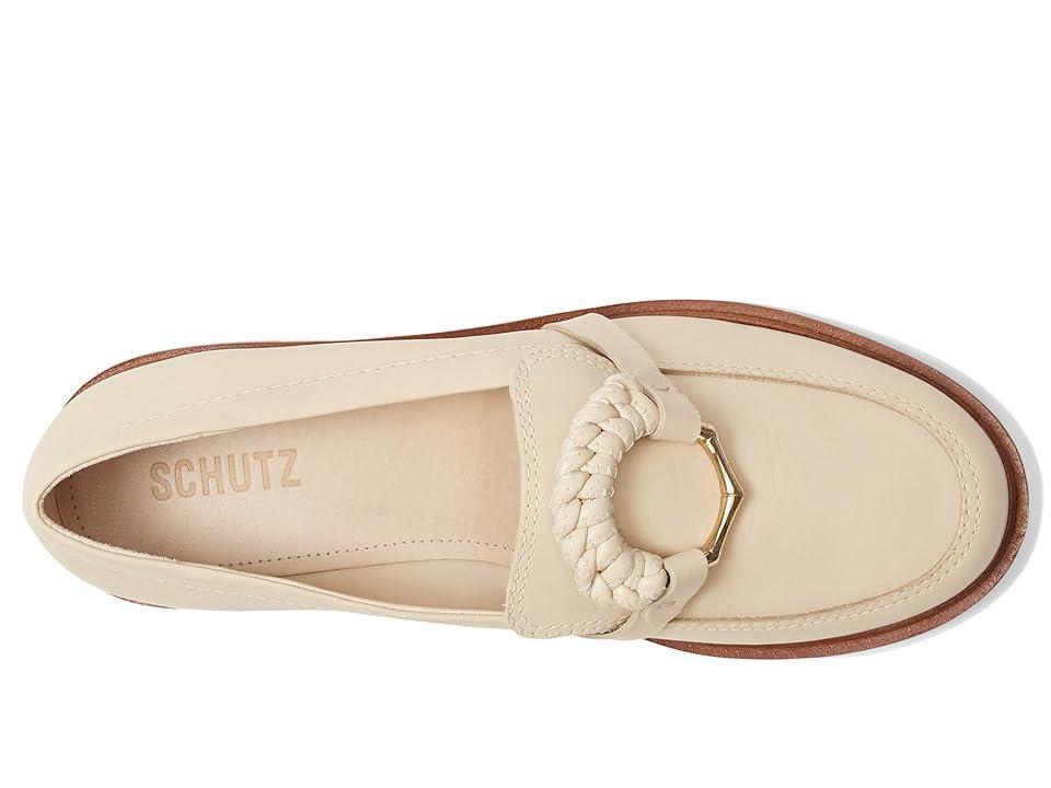 Schutz Rhino (Eggshell) Women's Flat Shoes Product Image