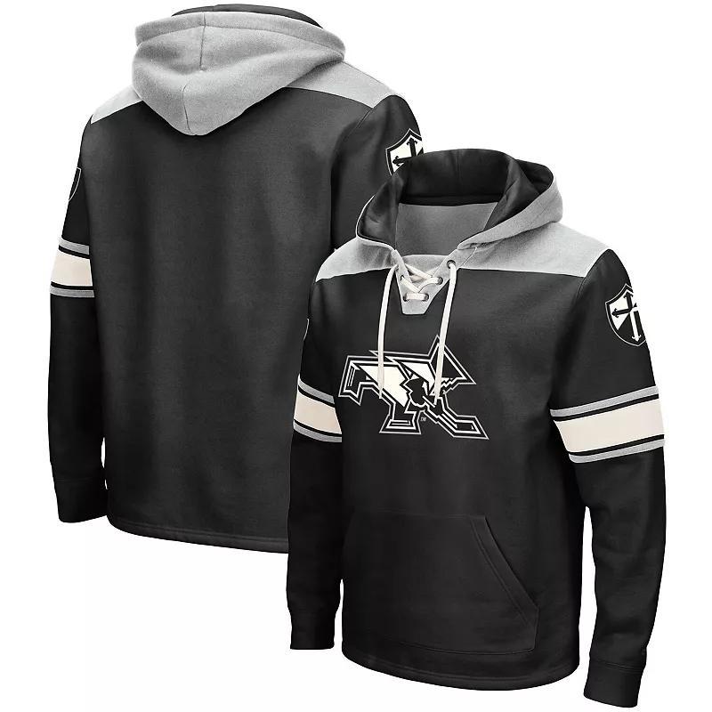 Mens Colosseum Black Providence Friars 2.0 Lace-Up Hoodie Product Image