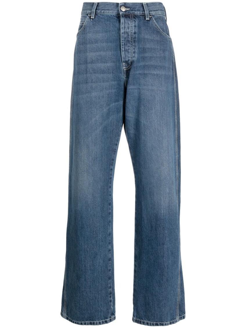 Workwear Denim Jeans In Blue Product Image