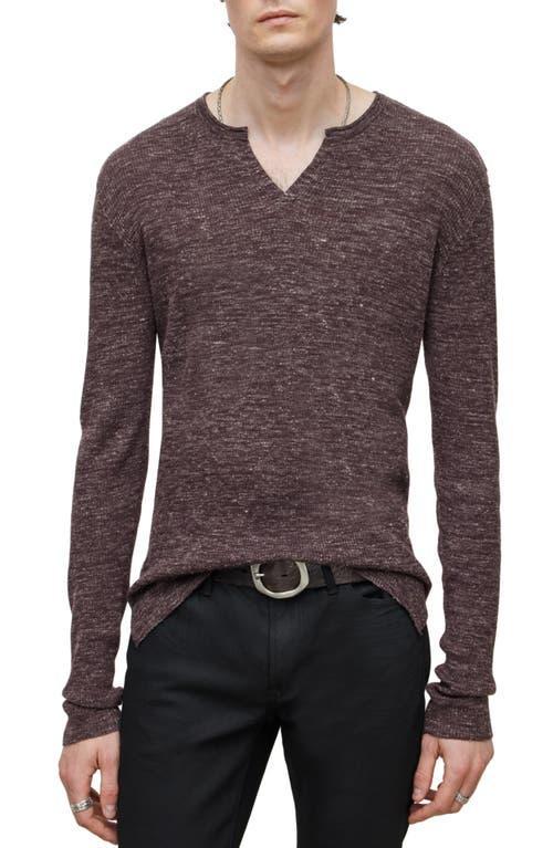 Mens Travis V-Neck Henley Shirt Product Image