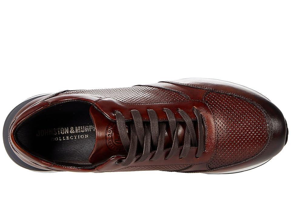 Johnston  Murphy Collection Mens Briggs Leather Sneakers Product Image