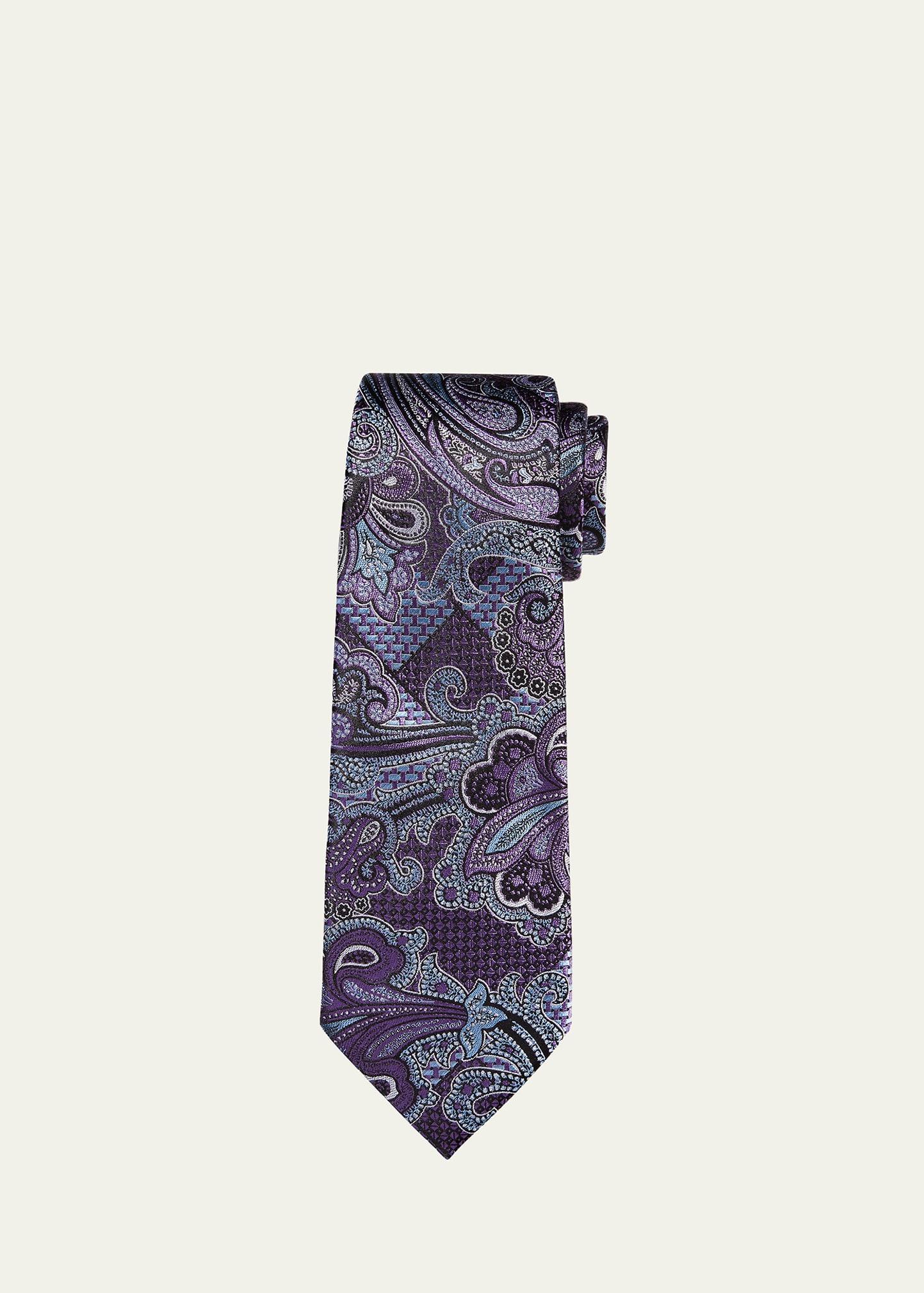 Mens Silk Paisley Tie Product Image