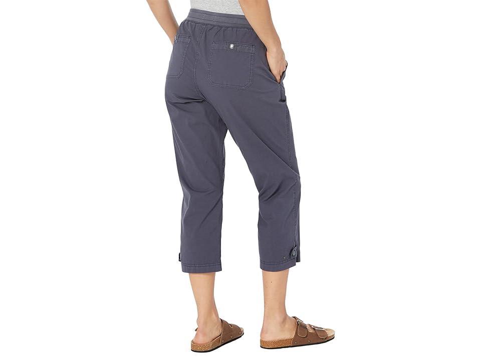 L.L.Bean Petite Ripstop Pull-On Capri Pants (Carbon ) Women's Casual Pants Product Image