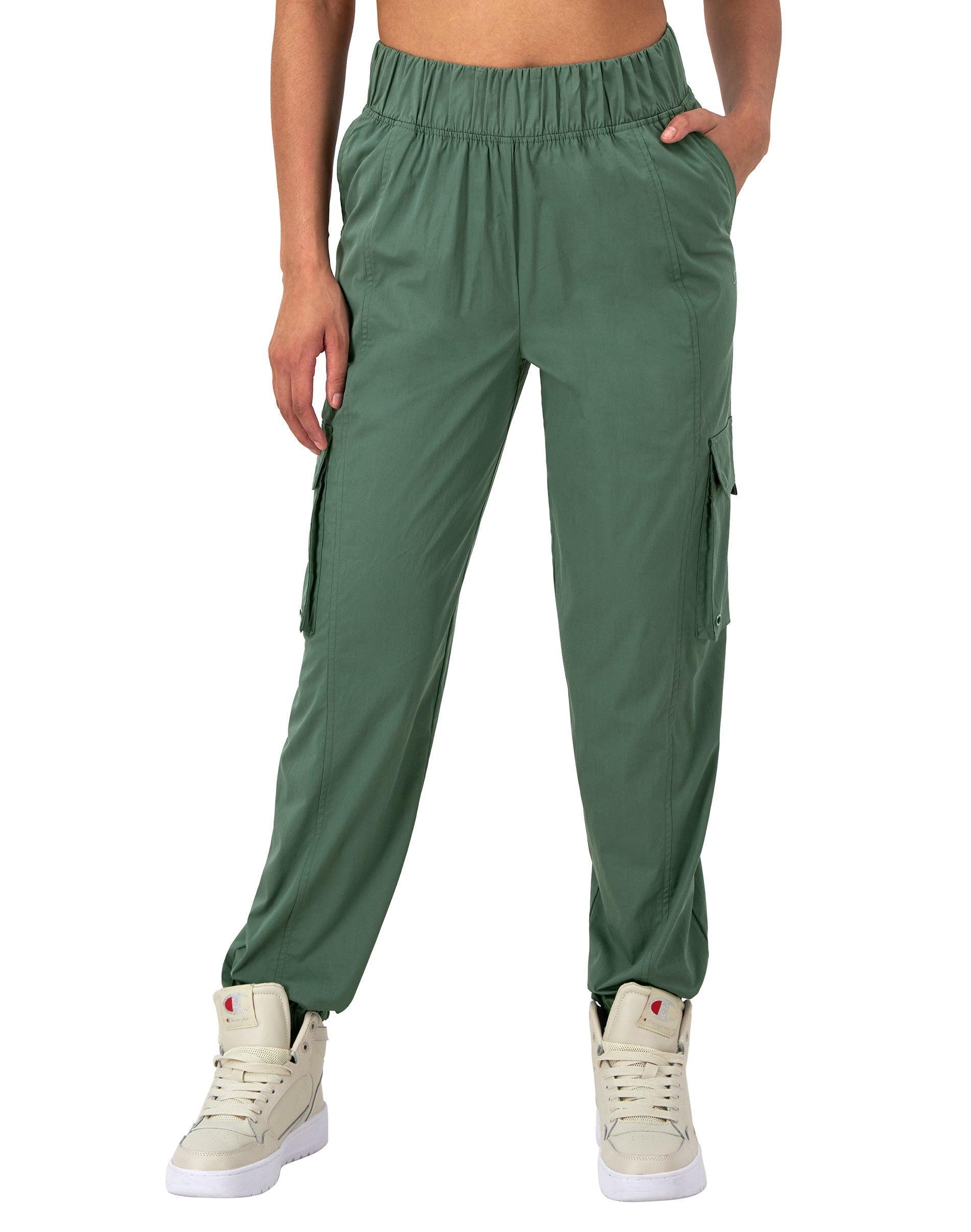 Champion Womens Full-Length Mid-Rise Cargo Pants Product Image