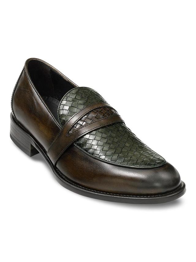 Owen Penny Loafer - Brown/olive Product Image