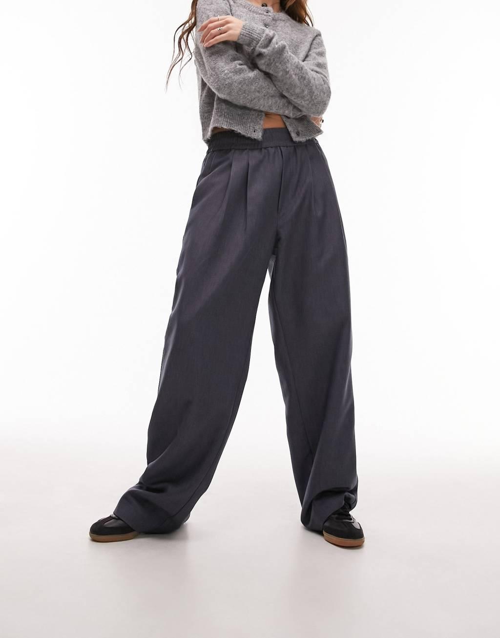 Topshop straight leg smart sweatpants Product Image