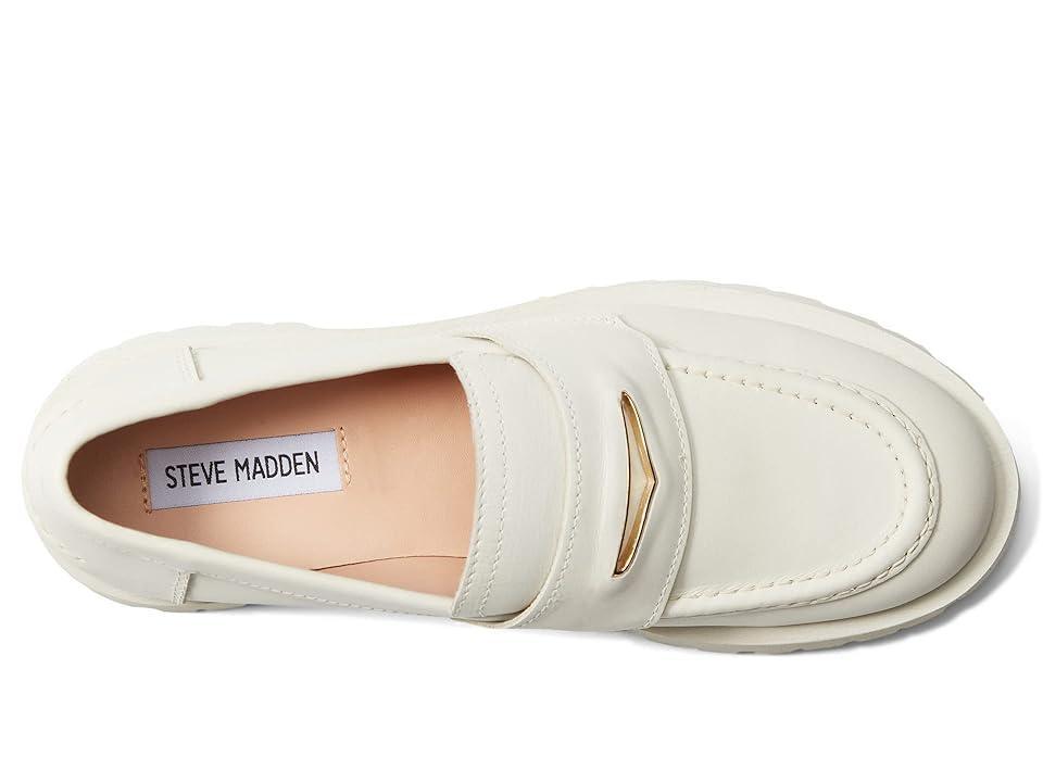 Steve Madden Lawrence Loafer Leather) Women's Shoes Product Image