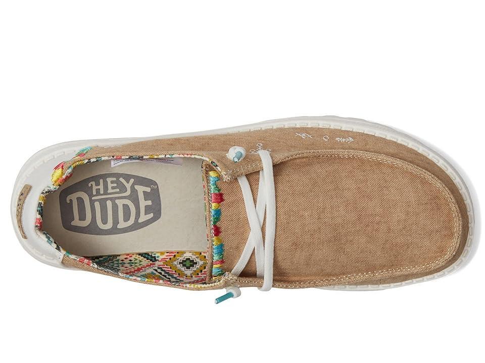 Hey Dude Women's Wendy Boho Casual Shoes  - Aztec Pink - Size: 7 Product Image