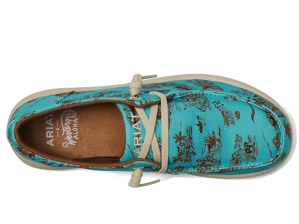 Ariat Hilo Western Aloha (Turquoise Paniolo Print) Women's Shoes Product Image