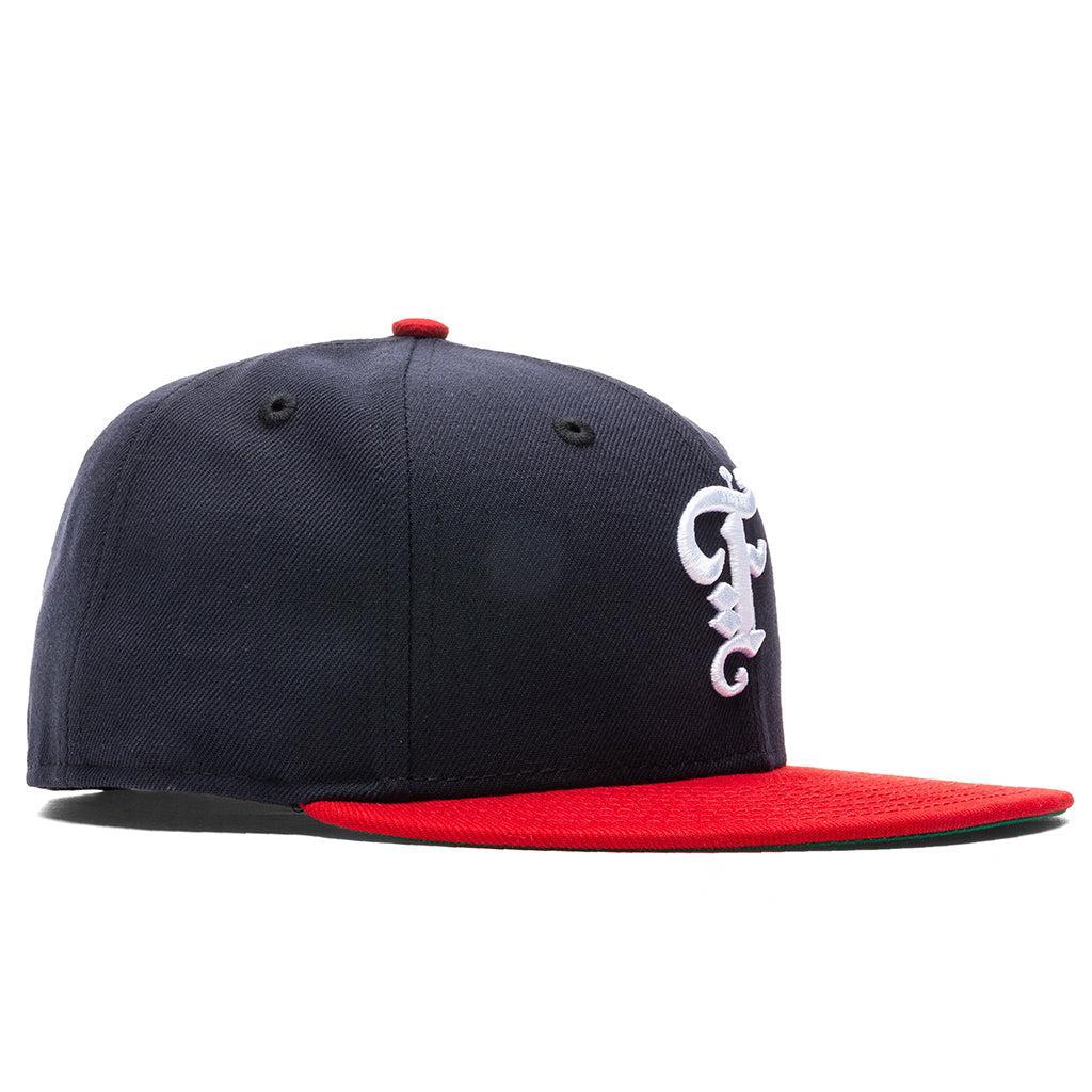 Feature x New Era OE Fitted Cap - Navy/Red Male Product Image