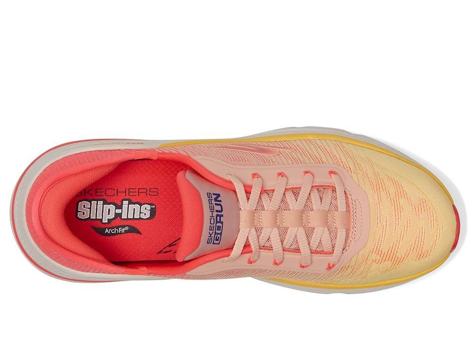 SKECHERS Max Cushioning Arch Fit 2.0 Adelphi Hands Free Slip-Ins (Peach) Women's Shoes Product Image