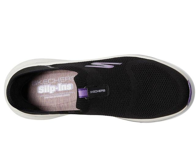 SKECHERS Max Cushioning Elite 2.0 Eternal Hands Free Slip-Ins (Black/Purple) Women's Shoes Product Image