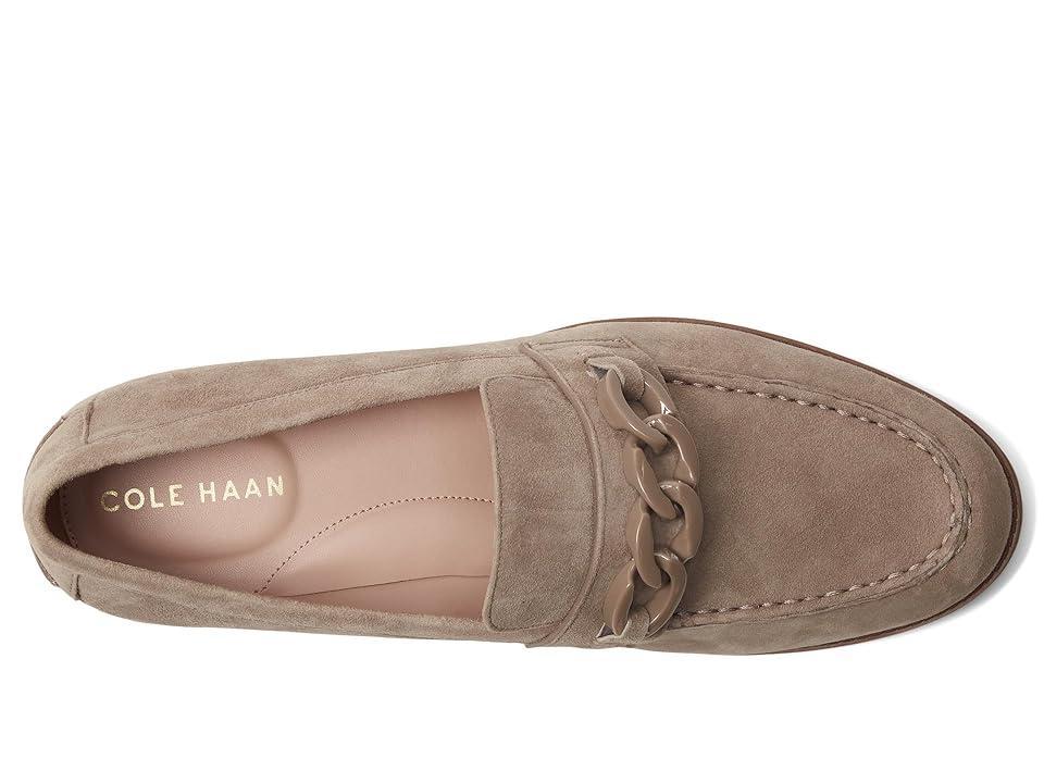 Cole Haan Stassi Chain Loafer (Irish Coffee Suede) Women's Shoes Product Image