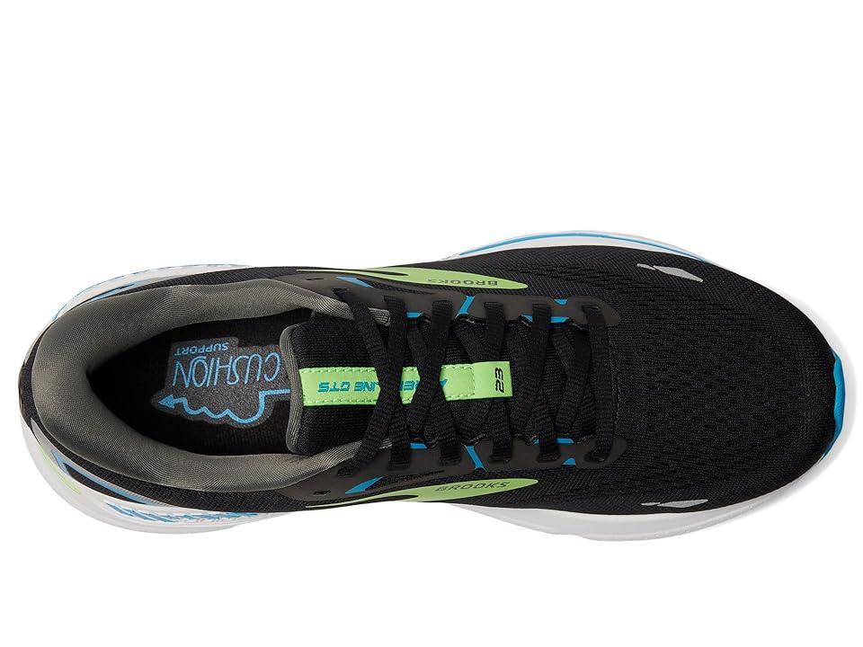 Brooks Mens Brooks Adrenaline GTS 23 - Mens Running Shoes Hawaiian Ocean/Black/Green Product Image