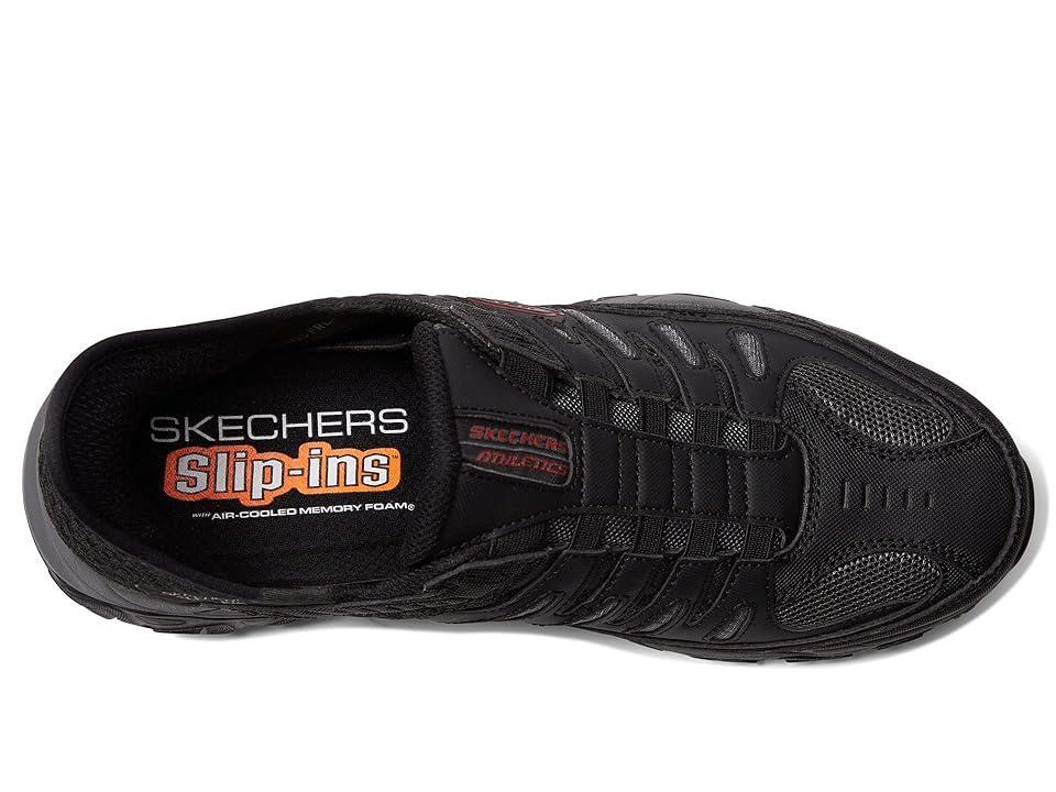 SKECHERS Afterburn M. Fit Ridgeburn Hands Free Slip-Ins Charcoal) Men's Shoes Product Image