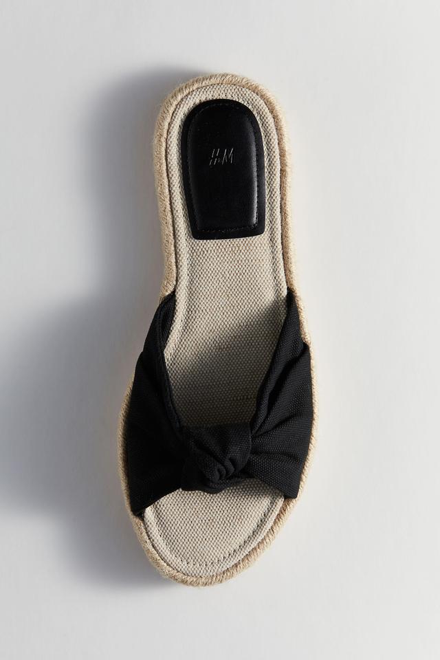 Knot-detail Espadrille Sandals Product Image