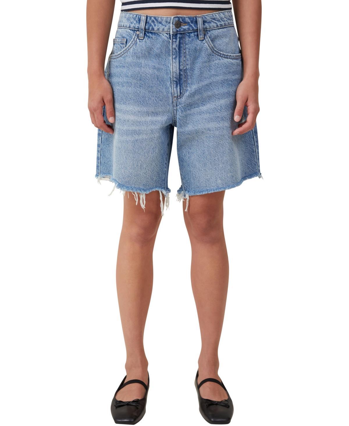 Cotton On Womens Relaxed Denim Short Product Image