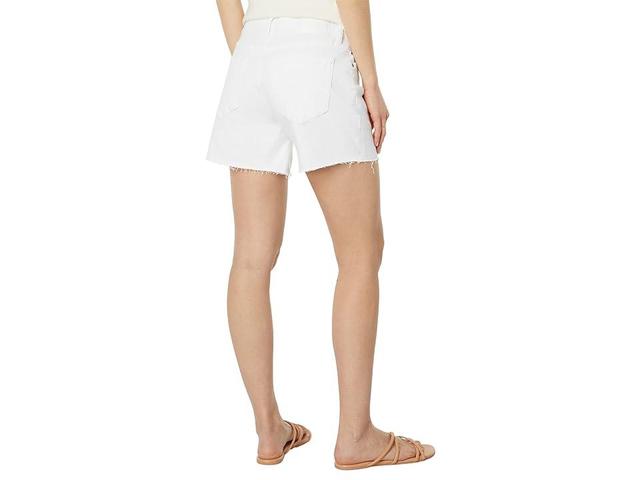 Lucky Brand Mid Rise Ava Short - Womens Shorts Denim Jean Short in Bright White Rolled Product Image