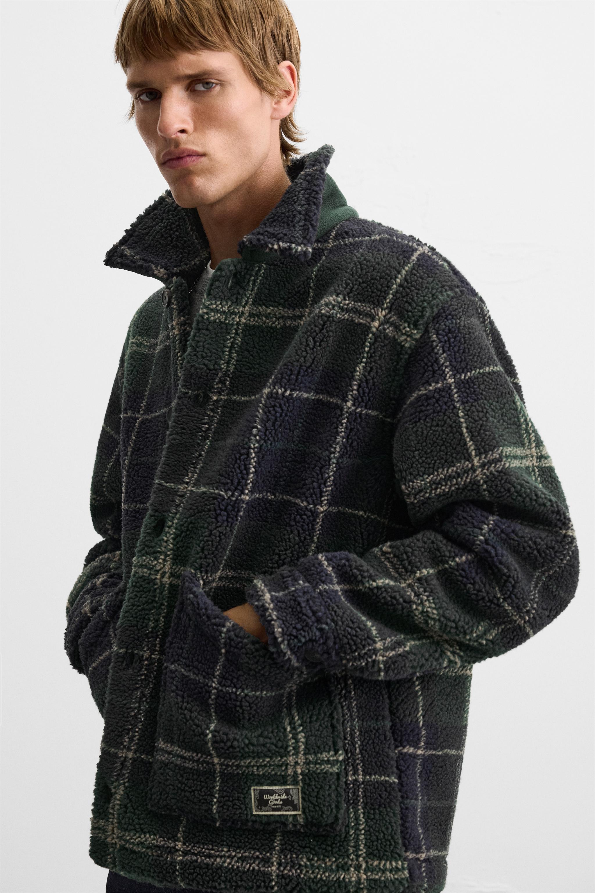 JACQUARD FLEECE OVERSHIRT Product Image