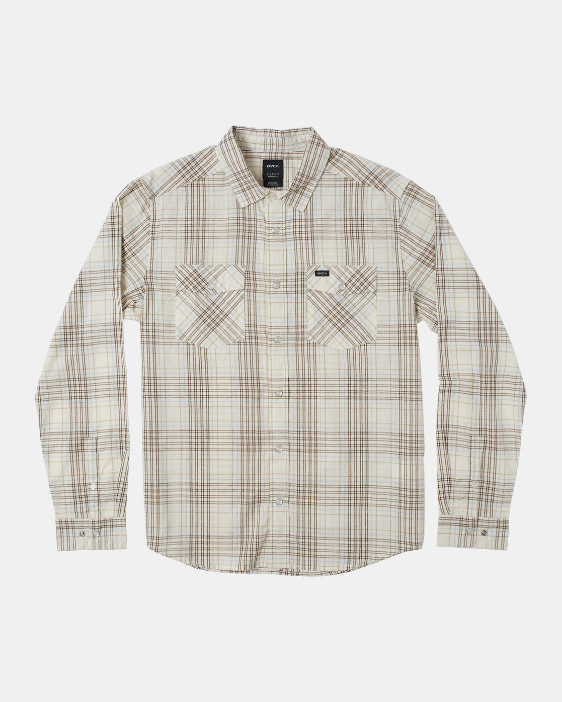 Neps Plaid Long Sleeve Shirt - Natural Product Image