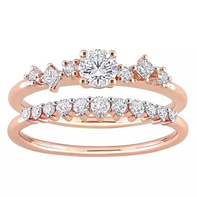 Stella Grace 14k Rose Gold 3/4 Carat T.W. Diamond Bridal Ring Set, Womens Product Image