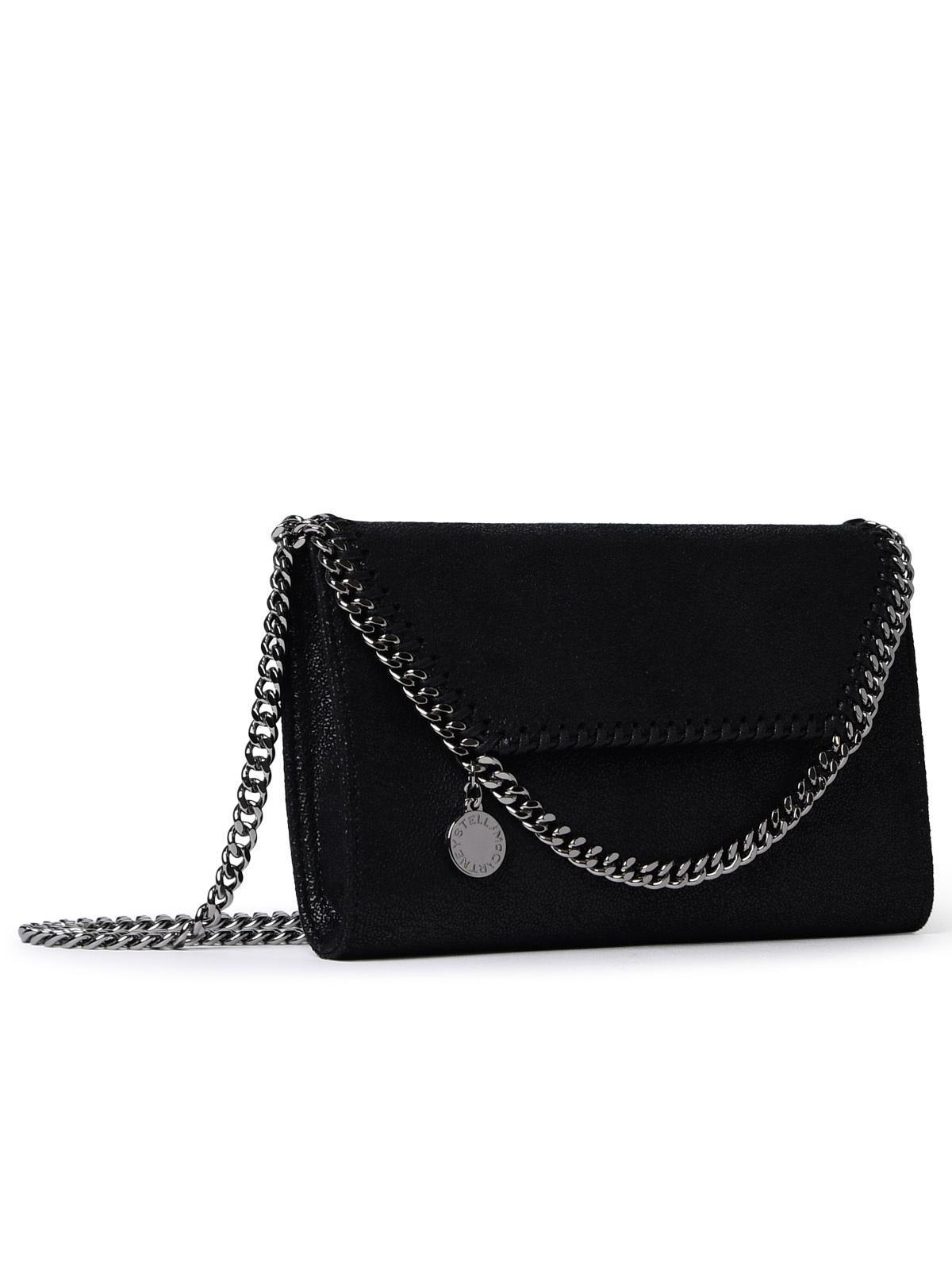 Black Polyester Small Falabella Bag Product Image