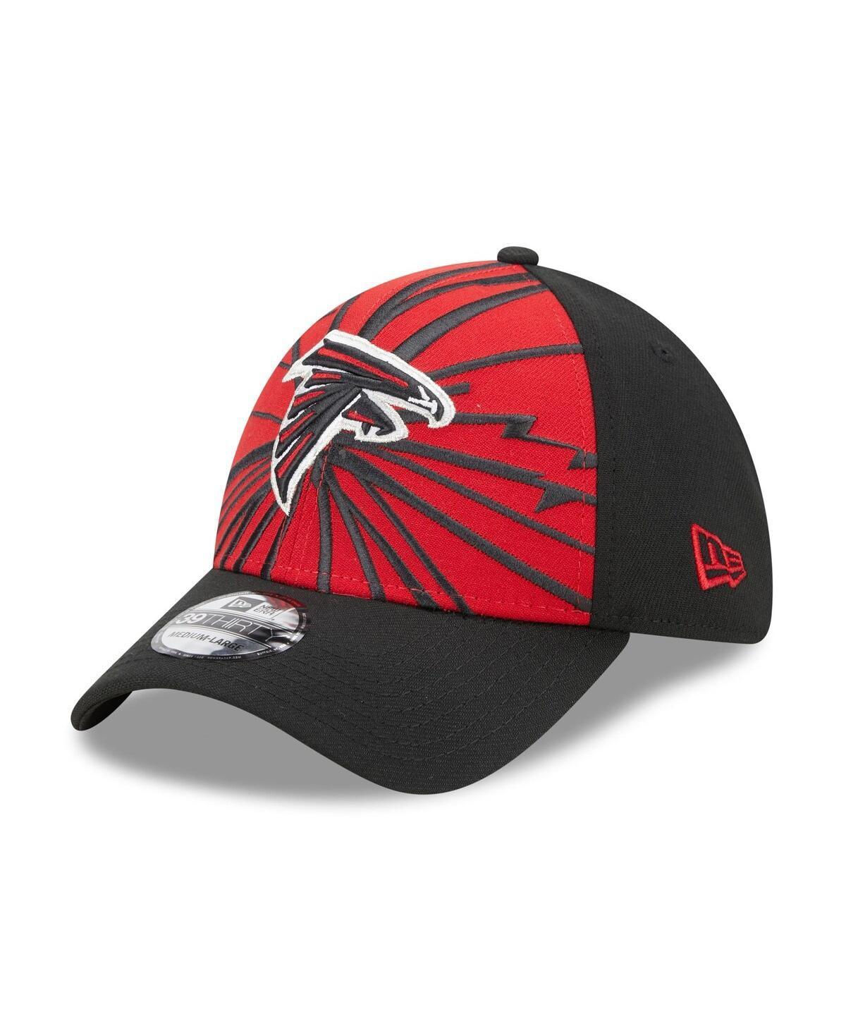 Mens New Era Red Atlanta Falcons Shattered 39THIRTY Flex Hat - Red Product Image