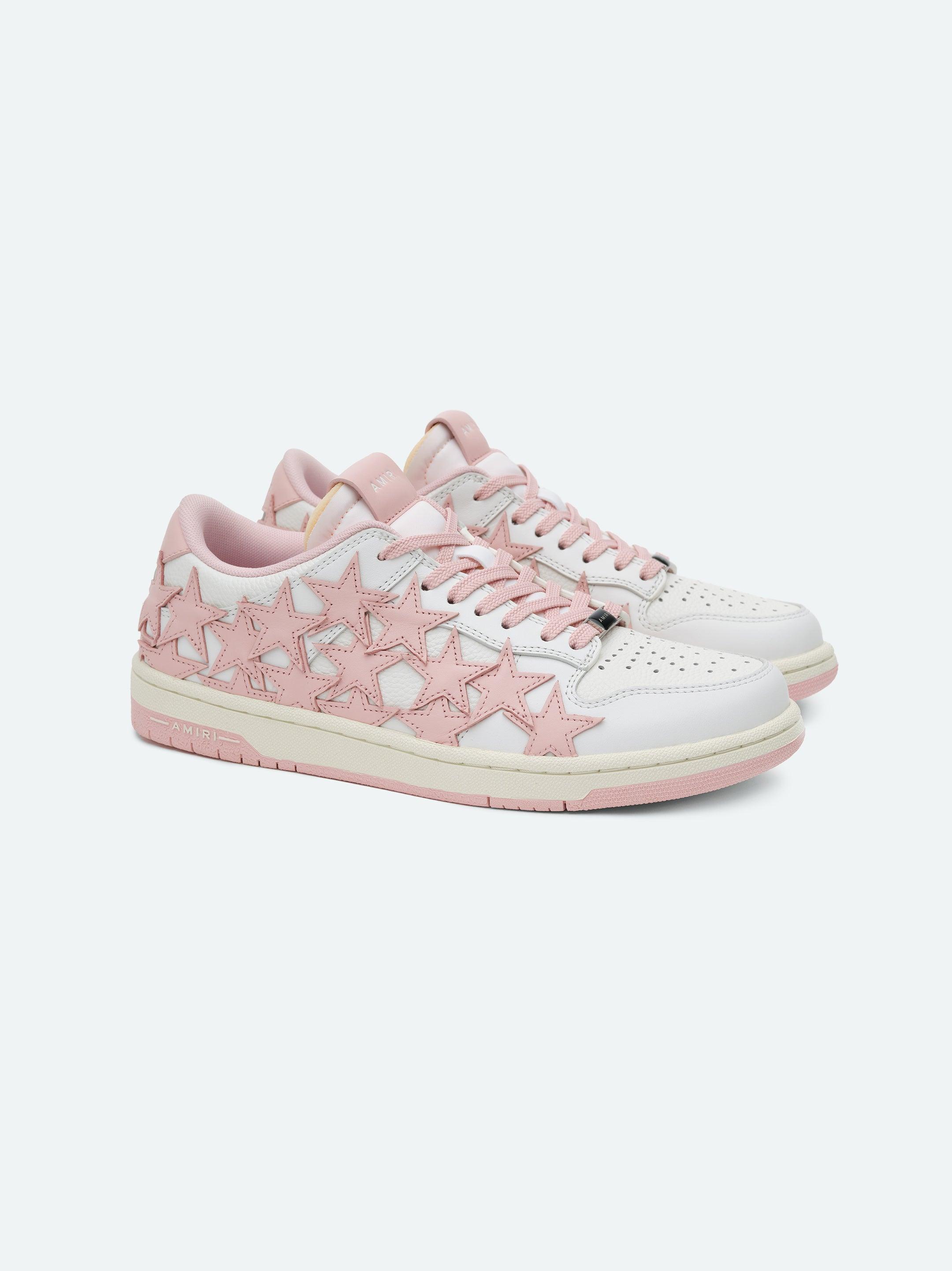 WOMEN - STARS LOW - White Pink Female Product Image